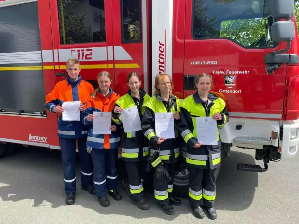 Erolgreiche Nachwuchsfeuerwehrler in Gattendorf