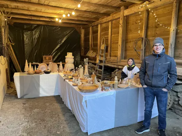 Besucheranstrum bei Gattendorfer Landweihnacht